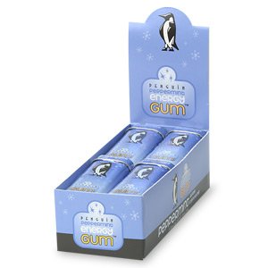 Penguin Peppermint Energy Gum with Caffeine