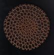 Cinnamon Brown Classic Crocheted Hair Bun Cover XL