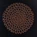 Cinnamon Brown Classic Crocheted Hair Bun Cover XL