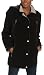 Liz Claiborne Women's Snaux Silk Snap Front Jacket With Hood And Faux Leather Trim Detail