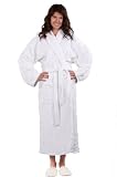 100% Pure Turkish Cotton, Shawl Collar Terry Bathrobe for Woman and Men, Made in Turkey, by Soft Touch Linen