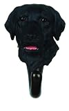 Black Labrador Retriever Dog Leash Holder ~ Wall Hook