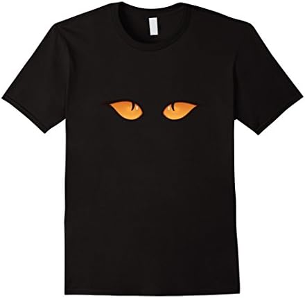 Men's Spooky Halloween Eyes T-Shirt Simple Cheap Easy Costume Tee XL Black