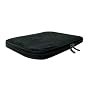 Samsung N110 10" Netbook CaseCrown Double Memory Foam Netbook Pouch (Black Faux Suede)