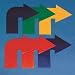 Sporting Goods : Curved Arrow Spot Markers (Pk/6)