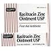 Bacitracin Zinc First aid Antibiotic Ointment, USP - 4 Oz