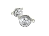 Euro Fog Bumper Lights Chrome 93-95 Honda Del Sol