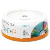 DVD-R Discs 4.7GB 16x Silver 25/Pack