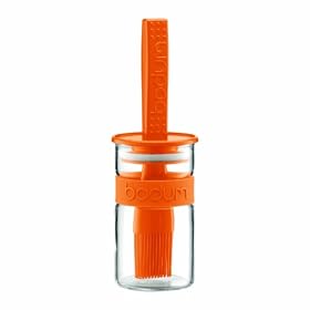 Buy Bodum Bistro Sauce pot with Silicone Basting Brush, Orange