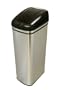 iTouchless DZT13 Touchless Trash Can 13 Gallon Stainless Steel with infrared sensor