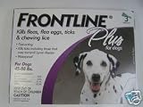 Frontline Plus for Dogs Weight 45-88 lbs- 3 Applicators