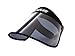 SOVIS Oversized - 99% uvb/99% uva2 and 97% uva1 Sun Cap Solar Visor Hat Protection Black
