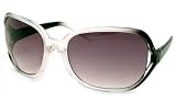 UrbanSpecs Sunglasses - Classics - Dolores / Frame: Clear to Burgundy Fade Lens: Burgundy Gradient