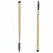 Makeup IBTS® 1PCS Makeup Bamboo Handle Double Eyebrow Brush + Eyebrow Comb