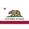 Autoaufkleber Sticker Fahne USA - Kalifornien Aufkleber