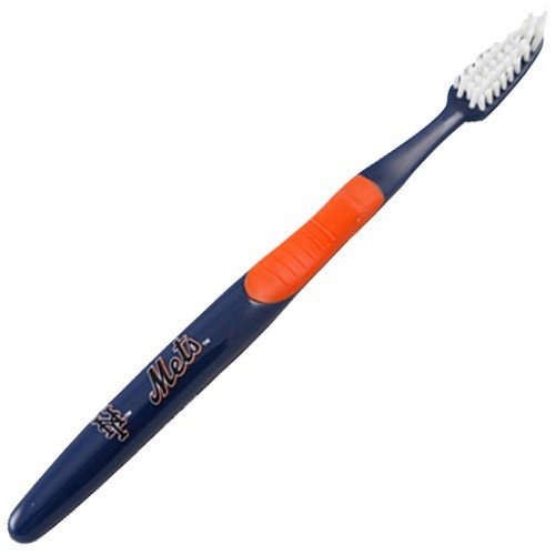 New York Mets Navy Blue-Orange Toothbrush