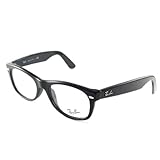 Ray Ban Eyeglasses RX5184 2000 Shiny Black/Demo Lens, 50mm
