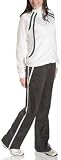 Reebok Women's Tricot Warm Up, White/Black, Large