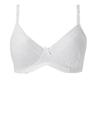Cotton Broiderie T-Shirt Maternity Bra