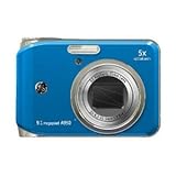 GE A950-PK 9MP Digital Camera with 5X Optical Zoom and 2.5 Inch LCD with Auto Brightness (Aqua Blue)