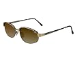 Xezo Cruiser 100% Titanium Polarized UV 400 Protection Sunglasses in Black Chrome with 18 Karat Gold-Plated Accents and Platinum Plated Cable Wire. Limited Edition with Serial. For a Limited Time only