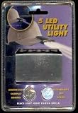 Cap Flashlight 5 LED with Batteries Black