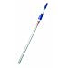 Continental 2550-08, Aluminum 2 Sections Telescopic Pole with Threaded/Tapered End Cone, 4'-8' Reach (Case of 3)