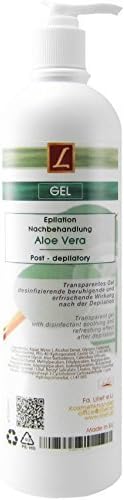 1X Depilatory, Hair Removal, Waxing, Post-Treatment Gel, ALOE VERA, PREMIUM QUALITY, 500ml by LILIET