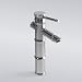 Decor Star BBB01-TC Bamboo Bathroom Lavatory Vanity Vessel Sink Faucet Tall Chrome