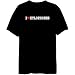 I Love Xylophones Instruments Mens T-Shirt (Black, Size Large)