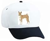White Cap with domestic, hound, dog, mutt, hund, pet, animal, canine