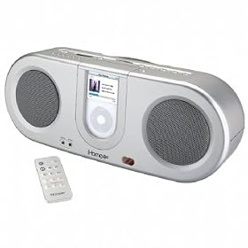 Click here to buy Boom Box w remote for iPod-Slv by SDI Technologies.