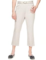 Classic Collection Cotton Rich Cropped Trousers with Belt
