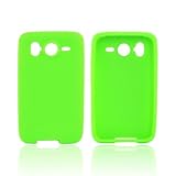 NEON GREEN Silicone Skin Case Cover for HTC Inspire 4G