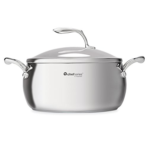 Tupperware Chef Series 6 Qt./5.7L Dutch Oven with Stainless Steel Cover