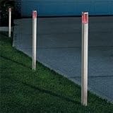 Unique Arts Solar Driveway Marker Light, Stainless Steel