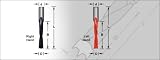 Amana 204010 Brad Point Boring Bit - 70MM Long, 10MM Shank - Right Hand Rotation