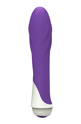 Gossip Charlie 7 Function Waterproof Silicone Vibrator, 7", Violet