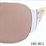 Prada Spr 57L 1Bc-8C1 Silver/Beige Sunglasses