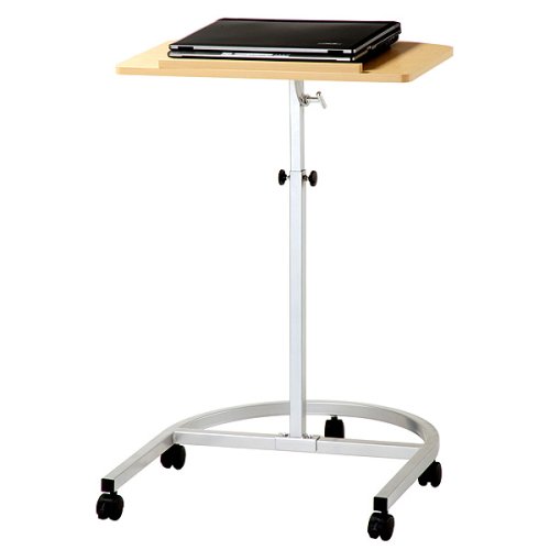 Tilted Laptop Desk with Rollers - Natural