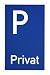 Produkt-Bild: Warn-und Hinweisschild "PAKRPLATZ PRIVAT"