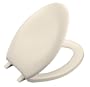KOHLER K-4659-47 Bancroft Elongated Toilet Seat, Almond