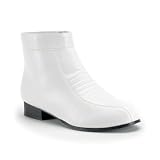 Elvis / Stormtrooper White Ankle Boots Size 11-12