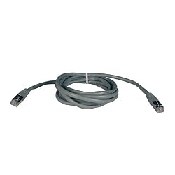 Tripp Lite N105-050-GY Cat5e 350MHz Molded Gray Shielded Patch Cable RJ45M/M - 50ft