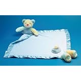 My Lil Banky-pastel Blue Bear Jack Baby Blanket by My Banky