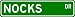 NOCKS Street Sign ~ Personalized Family Lastname Sign ~ Gameroom, Basement, Garage Si...