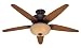 Hunter Fan 23921 54-Inch St. Moritz Ceiling Fan with Teak Blades, Weathered Bronze