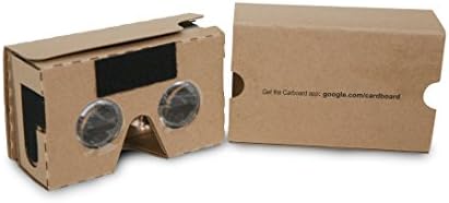 MobileYearZero Google Cardboard Version 2 - Android / Apple iOS (3.5-6.1 inch Screens) Super Easy Setup Laser Cut High Quality Mat. with 45mm Lenses. VR-Headset Has A Printed QR Scan Code Available