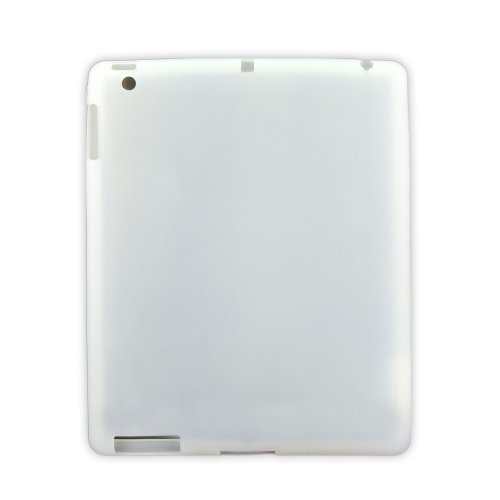 Luxburg® Housse, coque en silicone pour Apple iPad 2 WiFi 3G, en couleur Translucide