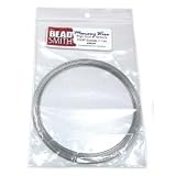 Necklace Memory Wire Silver Gray Color Steel 35 Loops 1 Ounce